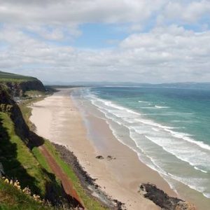 Downhill Strand Praia em Irlanda do Norte Reino Unido